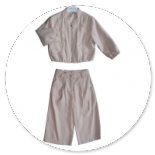 BOMBER E PANTALONE BEIGE 