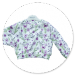 FELPA FANTASIA FIORI LILLA E VERDE 