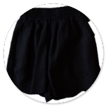 SHORT MISTO LINO NERO 