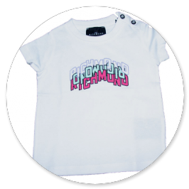 T-SHIRT-COTONE-BIANCA STAMPA LOGO