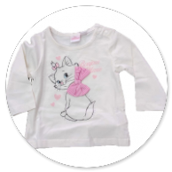 T-SHIRT-M_L-ROSA STAMPA -GATTA-CON-FIOCCO