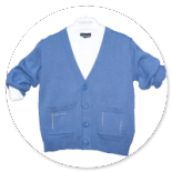 CARDIGAN COTONE AVION E CAMICIA BIANCA 