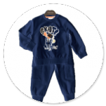 COMPLETO TUTA BLU CON STAMPA 