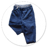 PANTALONE BLU TUTTO ELASTICO 