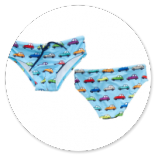 SLIP CELESTE FANTASIA MACCHINE COLORATE 