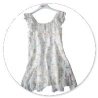 ABITO FANTASIA GIALLO E NOCCIOLA