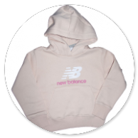 FELPA CON CAPPUCCIO BEIGE CON LOGO 