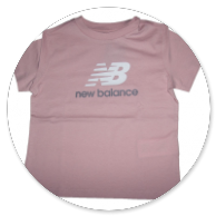 T-SHIRT ROSA LOGATA