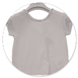 TSHIRT BEIGE CON SWAROVSKI AL COLLO 