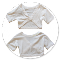 TSHIRT BIANCA CON BUCO 