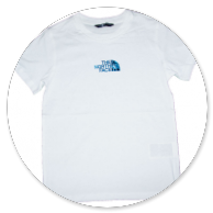 T-SHIRT-MANICA-CORTA-BIANCA--LOGO-PICCOLO-COLORATO-