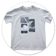 TSHIRT GHIACCIO STAMPA NUVOLE 