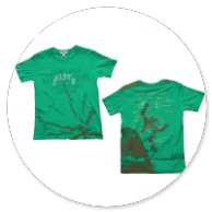 TSHIRT VERDE CON SKATE 