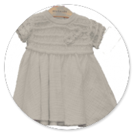 ABITO IN COTONE BEIGE 