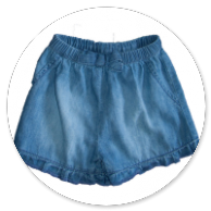 SHORT IN CHAMBRAY 