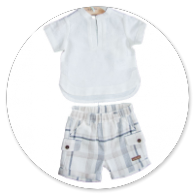 TSHIRT BIANCA E GONNA 